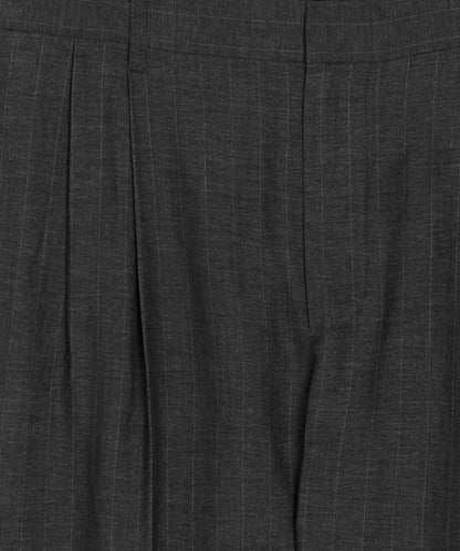 Todd Snyder Italian Linen-Wool Officer Trouser - Charcoal