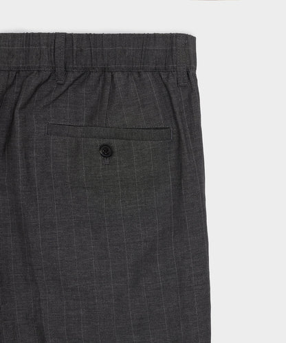 Todd Snyder Italian Linen-Wool Officer Trouser - Charcoal