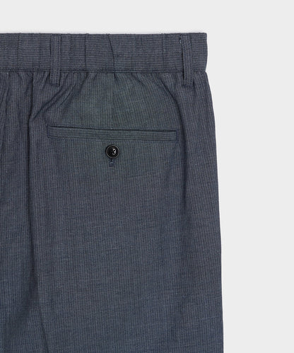 Todd Snyder Italian Linen-Wool Officer Trouser - Light Blue