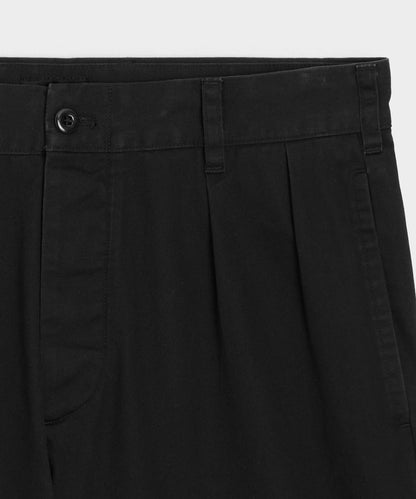 Todd Snyder 5" Cotton Officer Short - Black