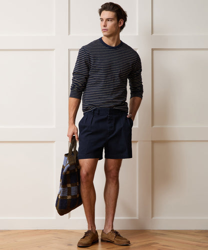 Todd Snyder 5" Cotton Officer Short - Classic Navy