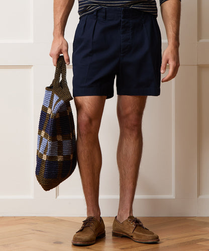 Todd Snyder 5" Cotton Officer Short - Classic Navy