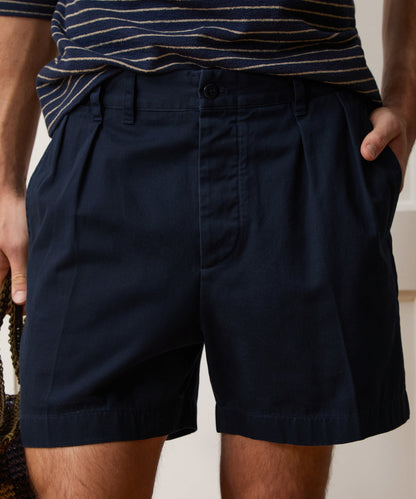 Todd Snyder 5" Cotton Officer Short - Classic Navy