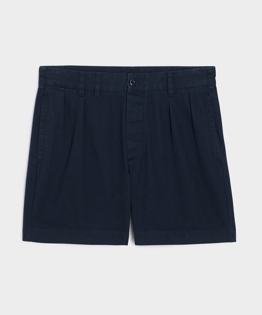 Todd Snyder 5" Cotton Officer Short - Classic Navy