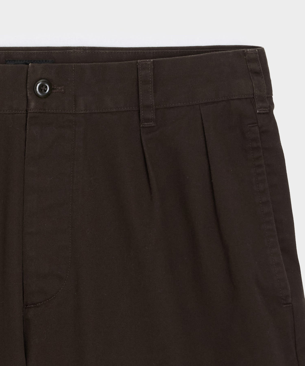 Todd Snyder 5" Cotton Officer Short - Dark Brown