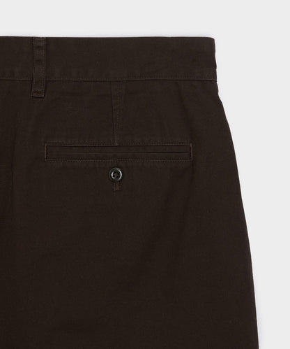 Todd Snyder 5" Cotton Officer Short - Dark Brown