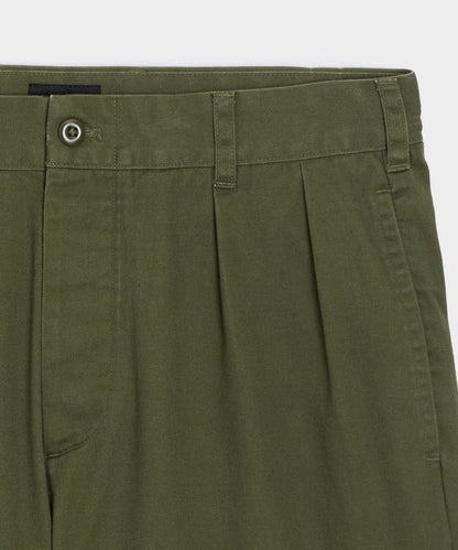 Todd Snyder 5" Cotton Officer Short - Olive