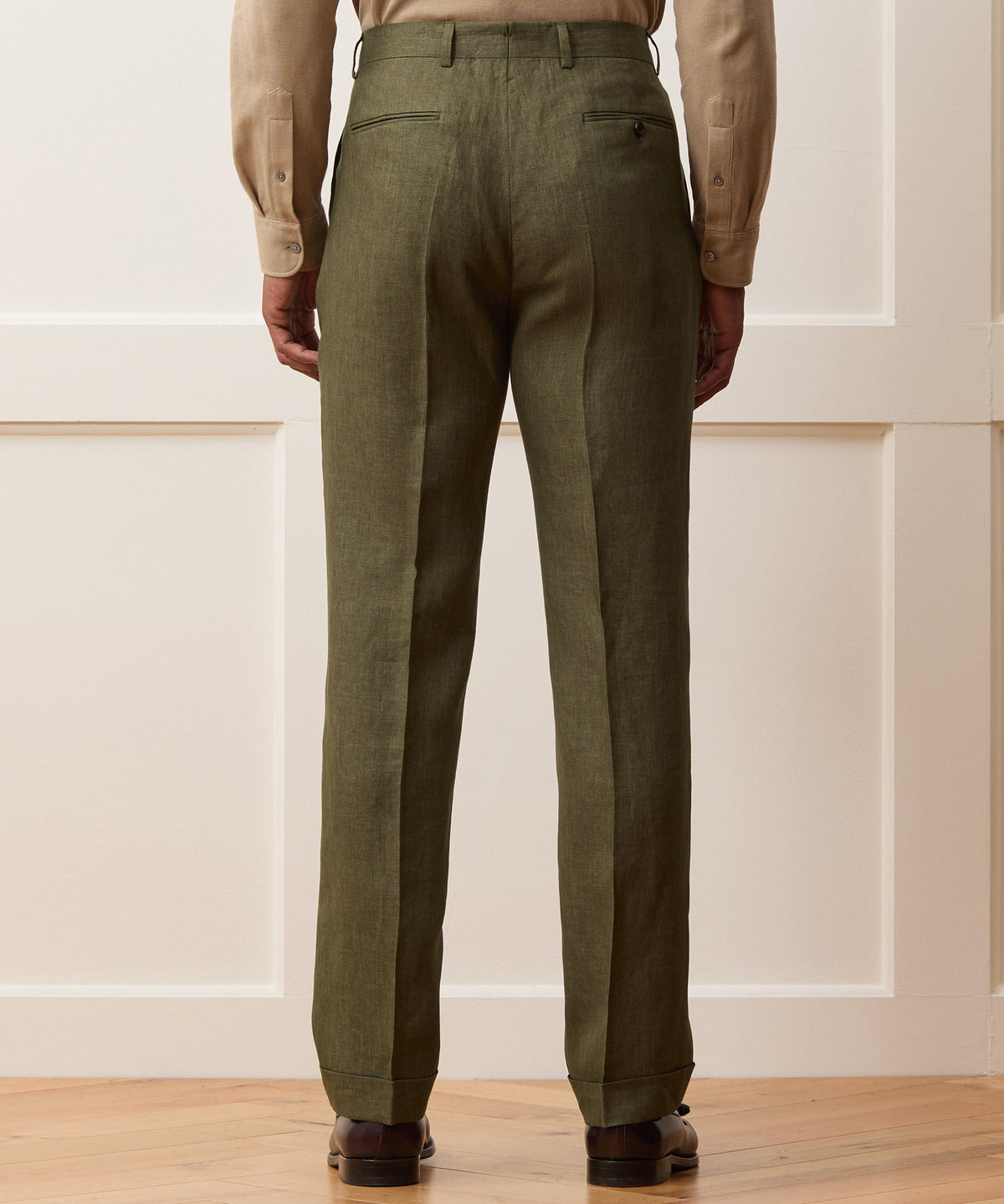 Todd Snyder Italian Linen Madison Trouser - Olive