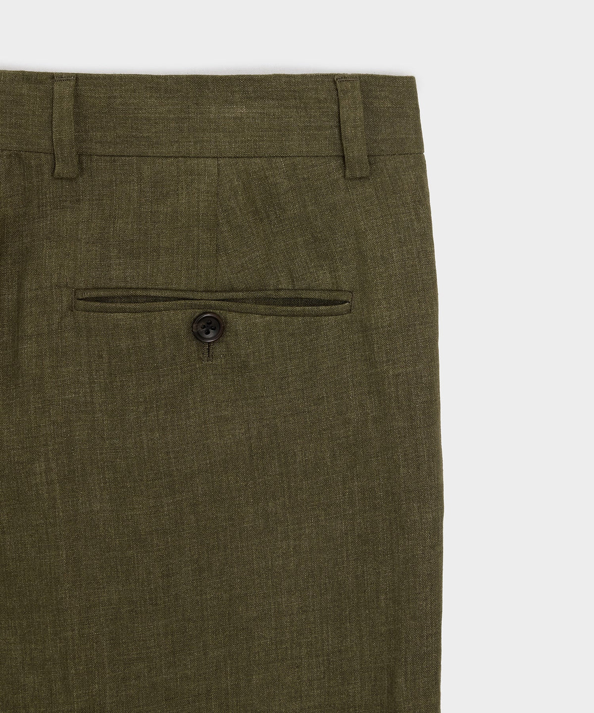 Todd Snyder Italian Linen Madison Trouser - Olive