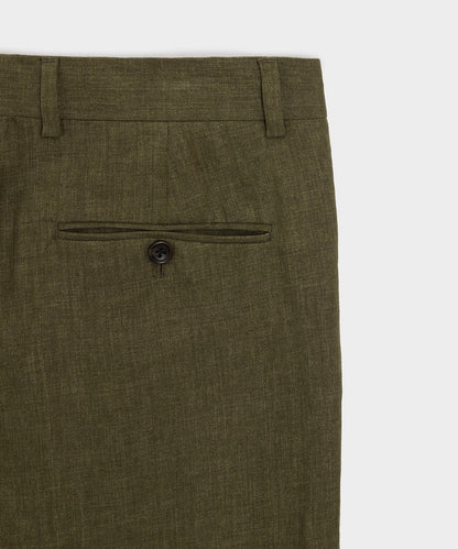 Todd Snyder Italian Linen Madison Trouser - Olive
