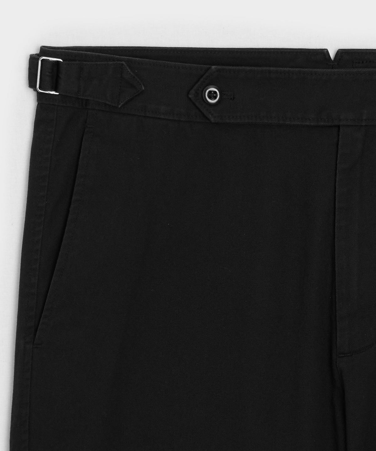 Todd Snyder 7" Cotton Side Tab Short - Black