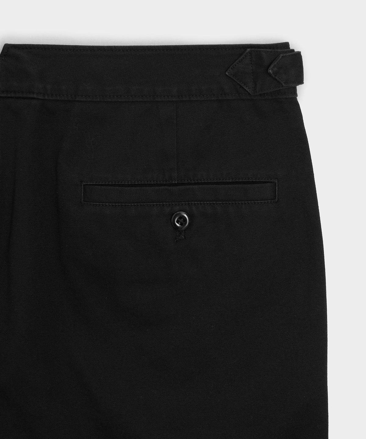 Todd Snyder 7" Cotton Side Tab Short - Black