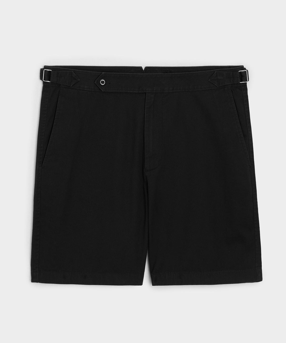 Todd Snyder 7" Cotton Side Tab Short - Black