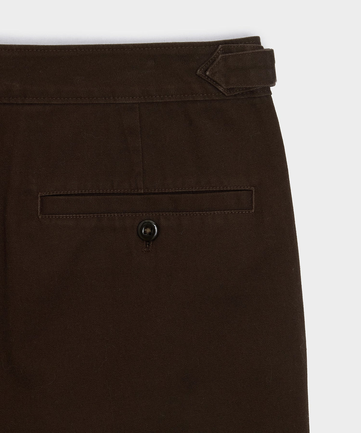 Todd Snyder 7" Cotton Side Tab Short - Dark Brown