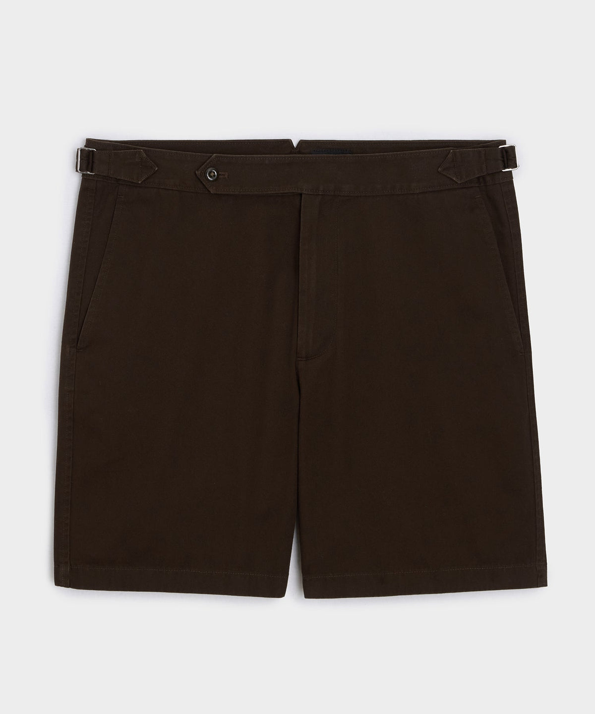 Todd Snyder 7" Cotton Side Tab Short - Dark Brown