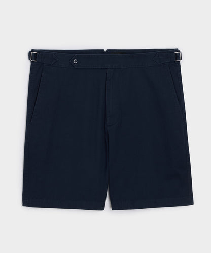 Todd Snyder 7" Cotton Side Tab Short - Classic Navy