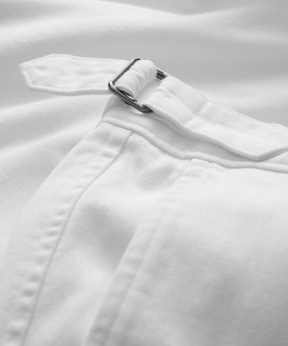 Todd Snyder 7" Cotton Side Tab Short - White