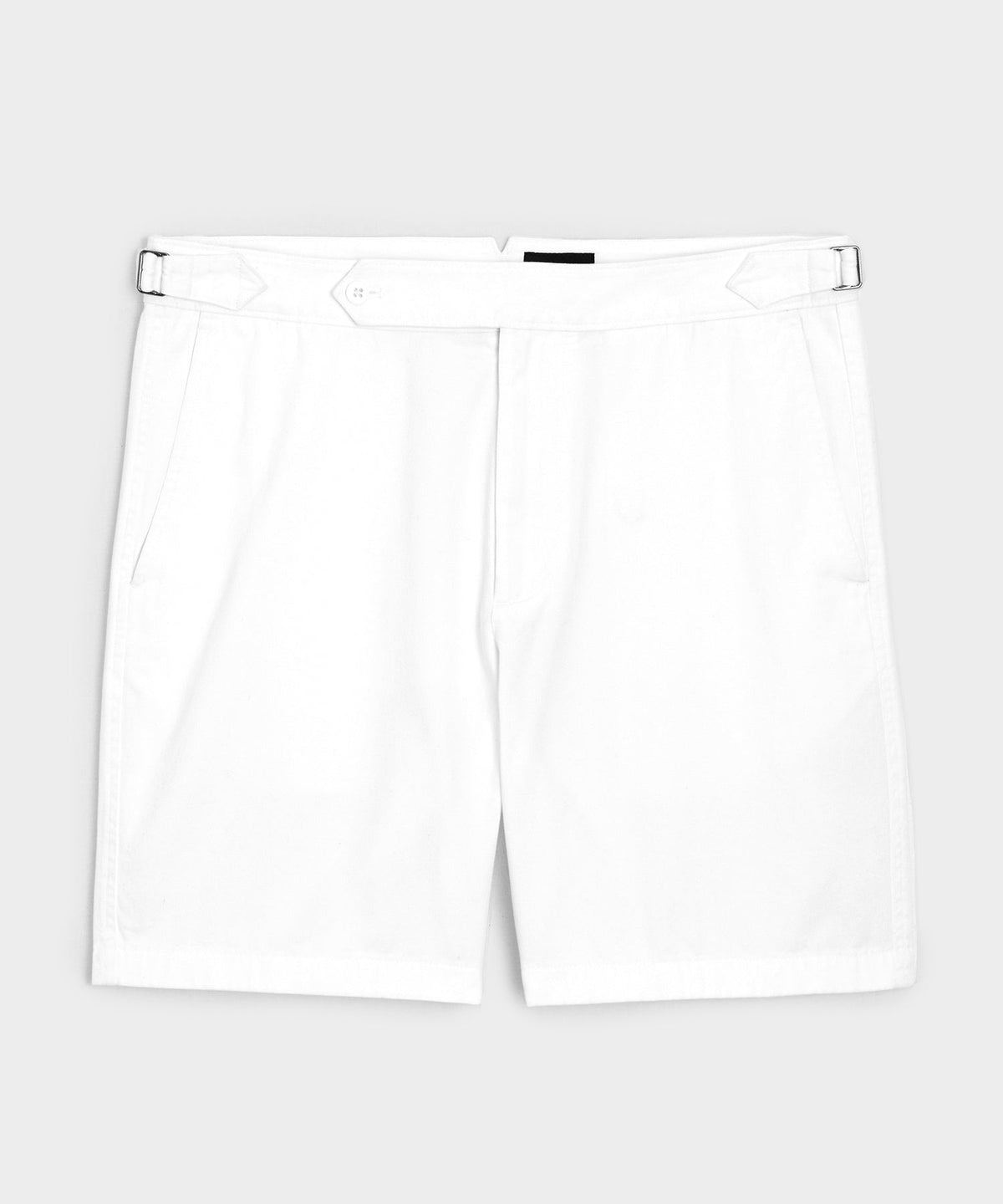 Todd Snyder 7" Cotton Side Tab Short - White