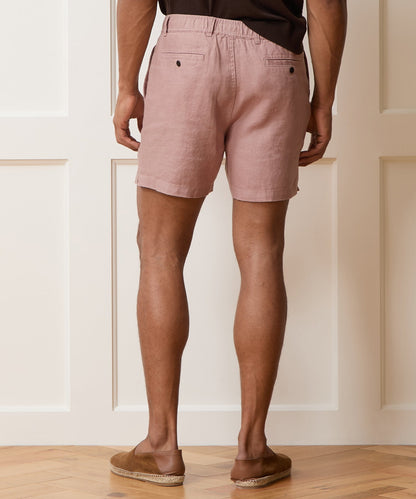 Todd Snyder 5" Linen Beachcomber Short - Rosy Tan
