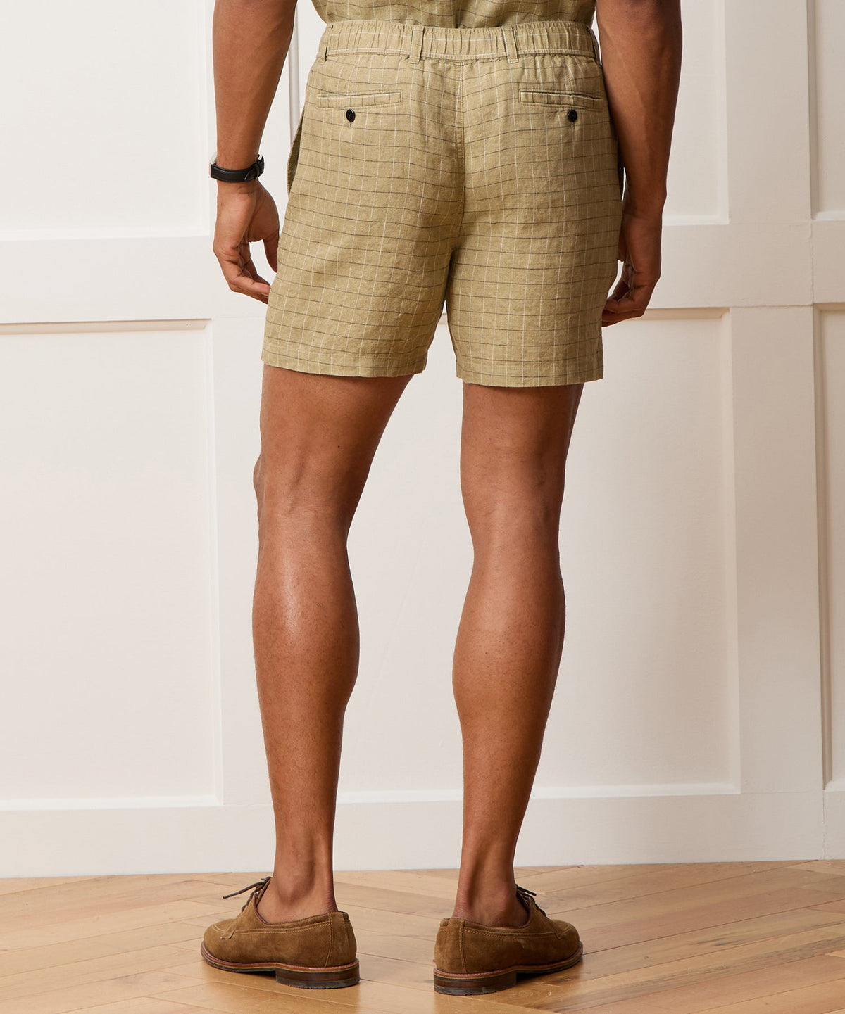 Todd Snyder 5" Linen Beachcomber Short - Light Sage