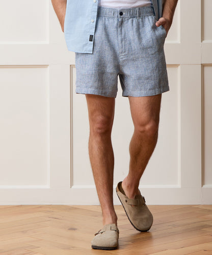 Todd Snyder 5" Linen Beachcomber Short - Navy