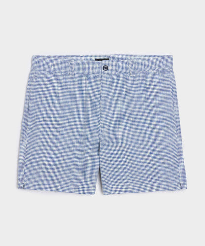 Todd Snyder 5" Linen Beachcomber Short - Navy