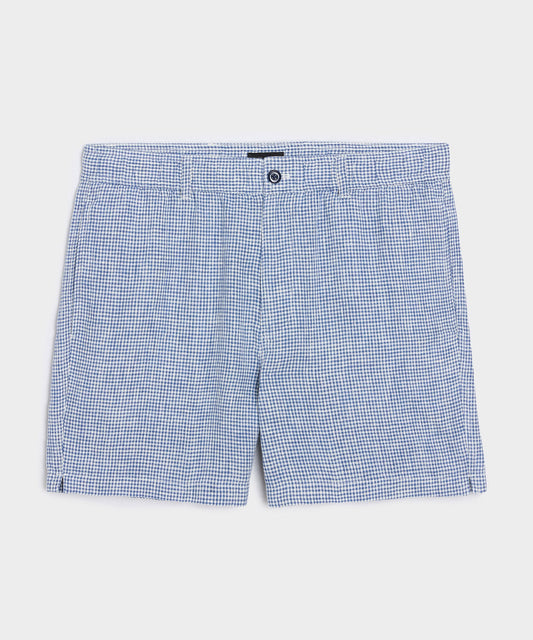 Todd Snyder 5" Linen Beachcomber Short - Navy