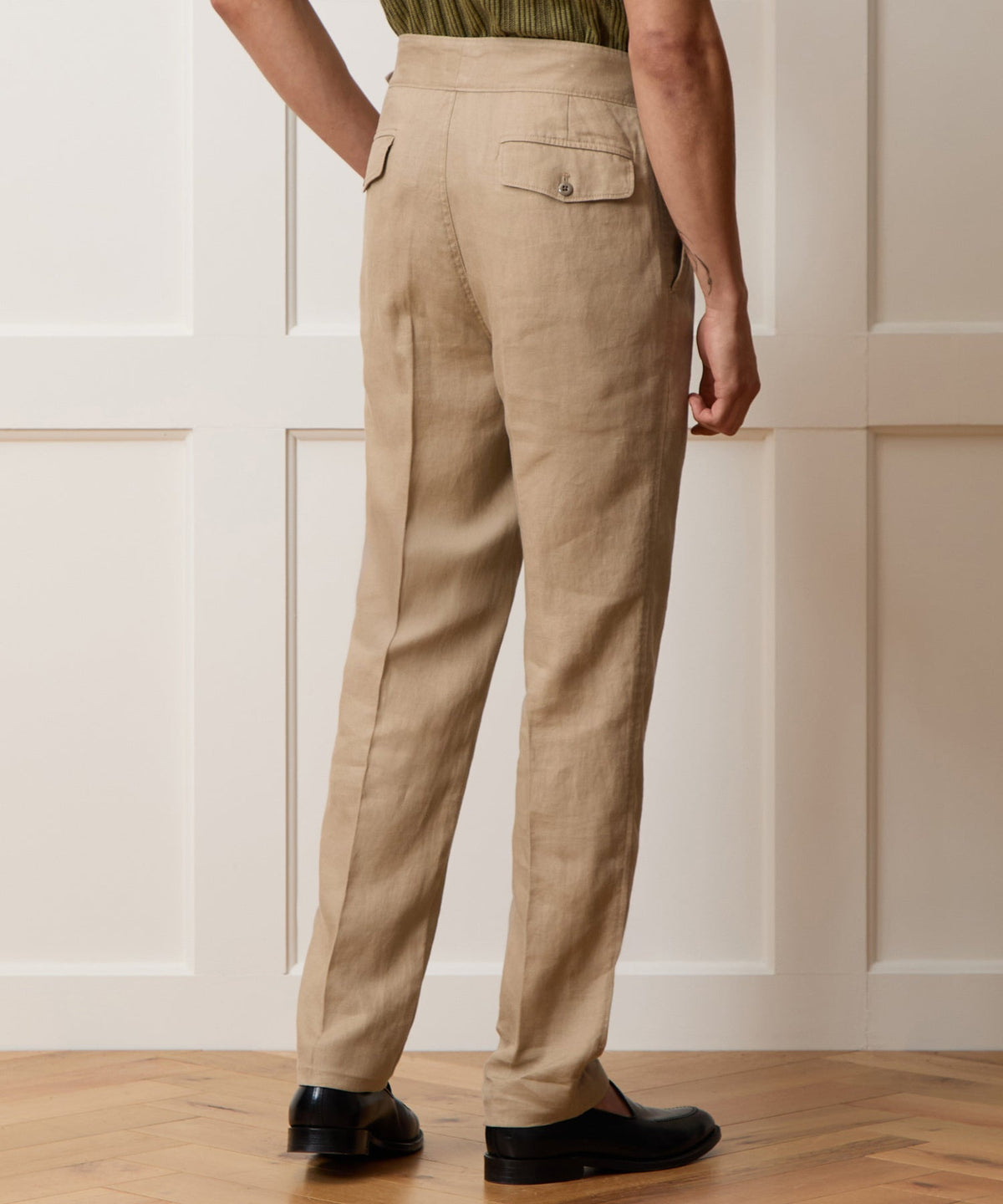 Todd Snyder Linen Gurkha Trouser - Beige