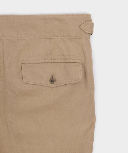 Todd Snyder Linen Gurkha Trouser - Beige