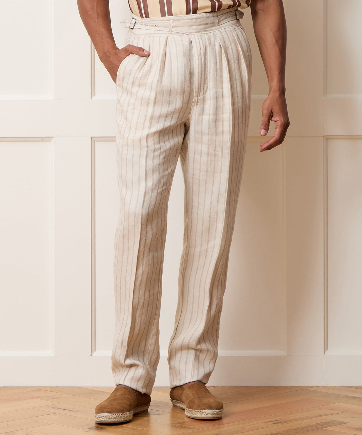 Todd Snyder Linen Gurkha Trouser - Cream