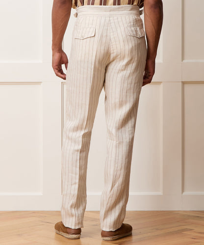 Todd Snyder Linen Gurkha Trouser - Cream