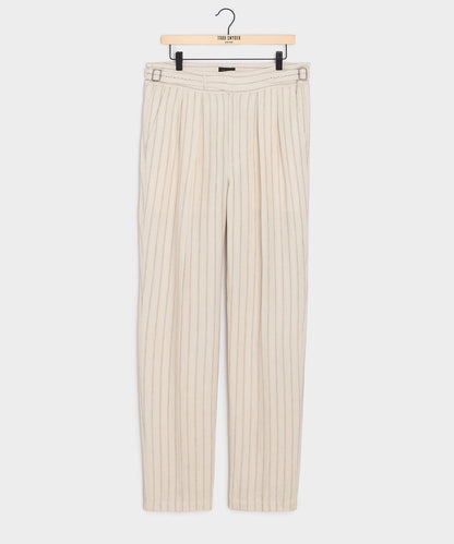 Todd Snyder Linen Gurkha Trouser - Cream