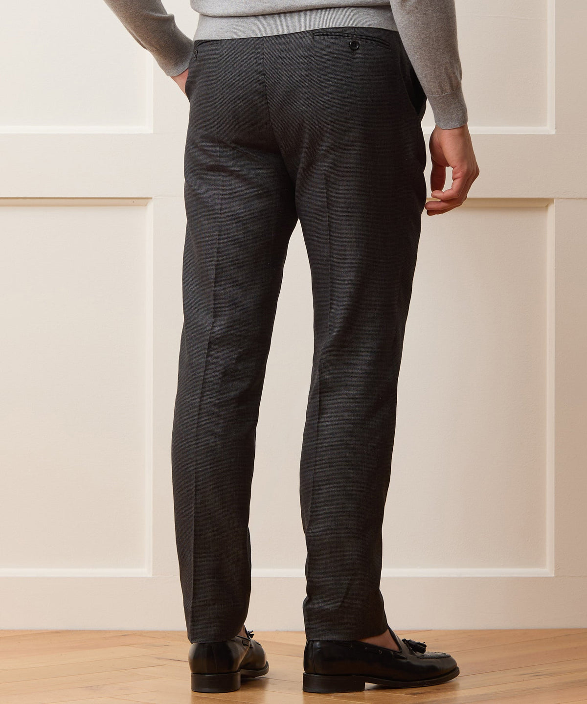 Todd Snyder Italian Cotton-Linen Sutton Trouser - Charcoal