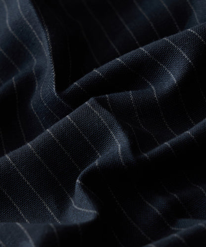 Todd Snyder Italian Cotton-Linen Pinstripe Sutton Trouser - Navy