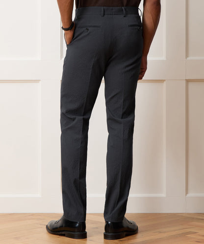 Todd Snyder Italian Seersucker Sutton Trouser - Obsidian