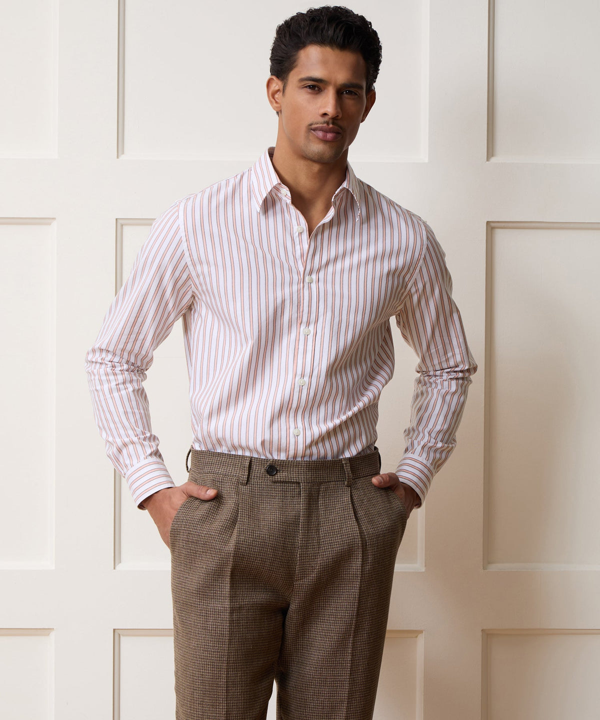 Todd Snyder Pinpoint Oxford Sport Shirt - White