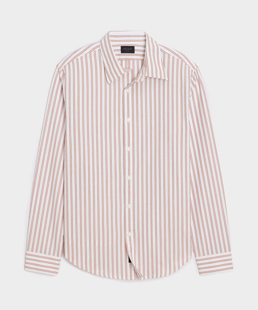 Todd Snyder Pinpoint Oxford Sport Shirt - White