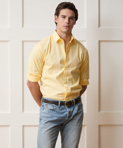 Todd Snyder Pinpoint Oxford Sport Shirt - Yellow