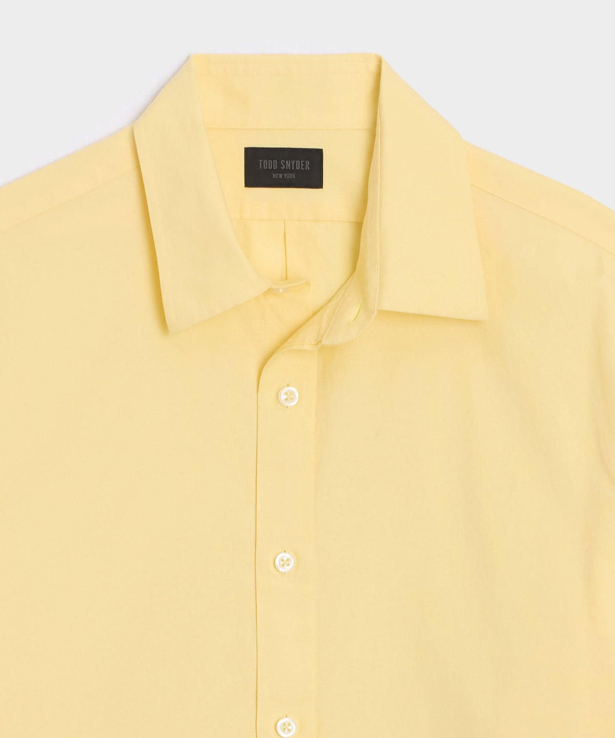 Todd Snyder Pinpoint Oxford Sport Shirt - Yellow