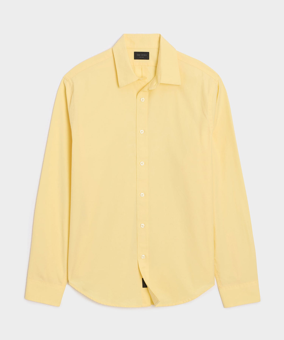Todd Snyder Pinpoint Oxford Sport Shirt - Yellow