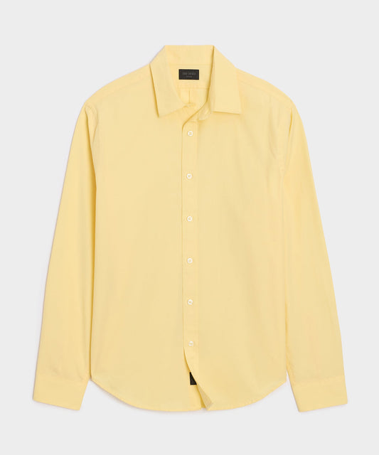 Todd Snyder Pinpoint Oxford Sport Shirt - Yellow