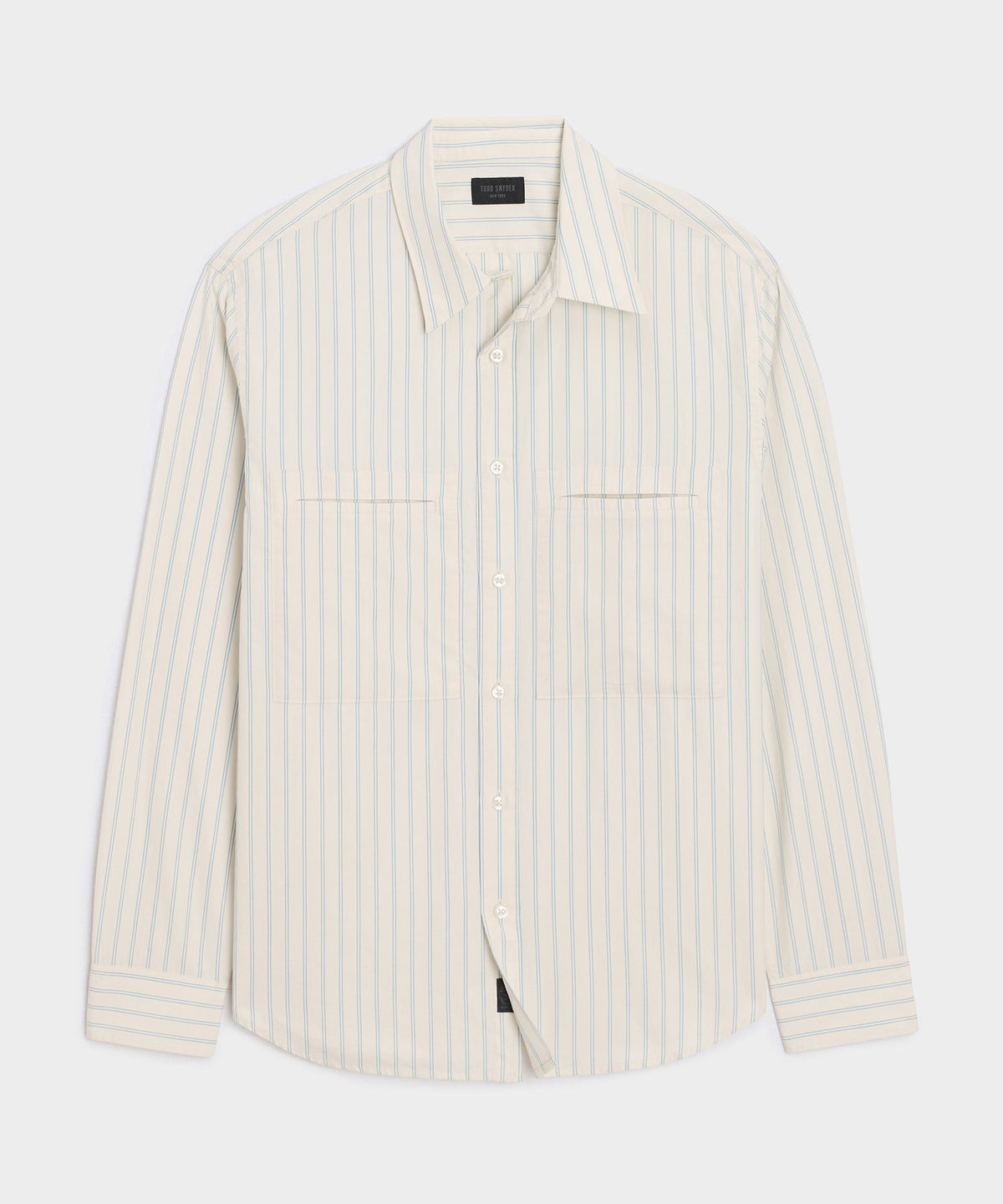 Todd Snyder Poplin Utility Shirt - Ivory