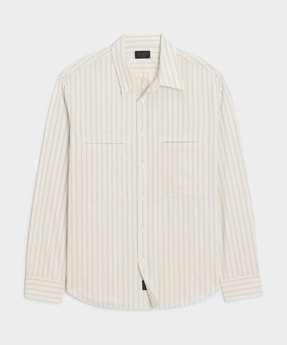 Todd Snyder Poplin Utility Shirt - Ivory