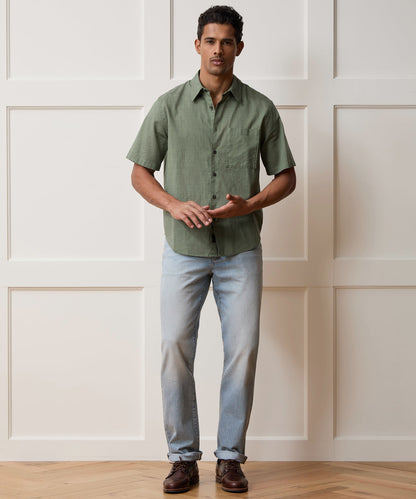 Todd Snyder Easy Cut Summerweight Shirt - Dusty Fern