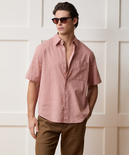 Todd Snyder Easy Cut Summerweight Shirt - Fading Rose