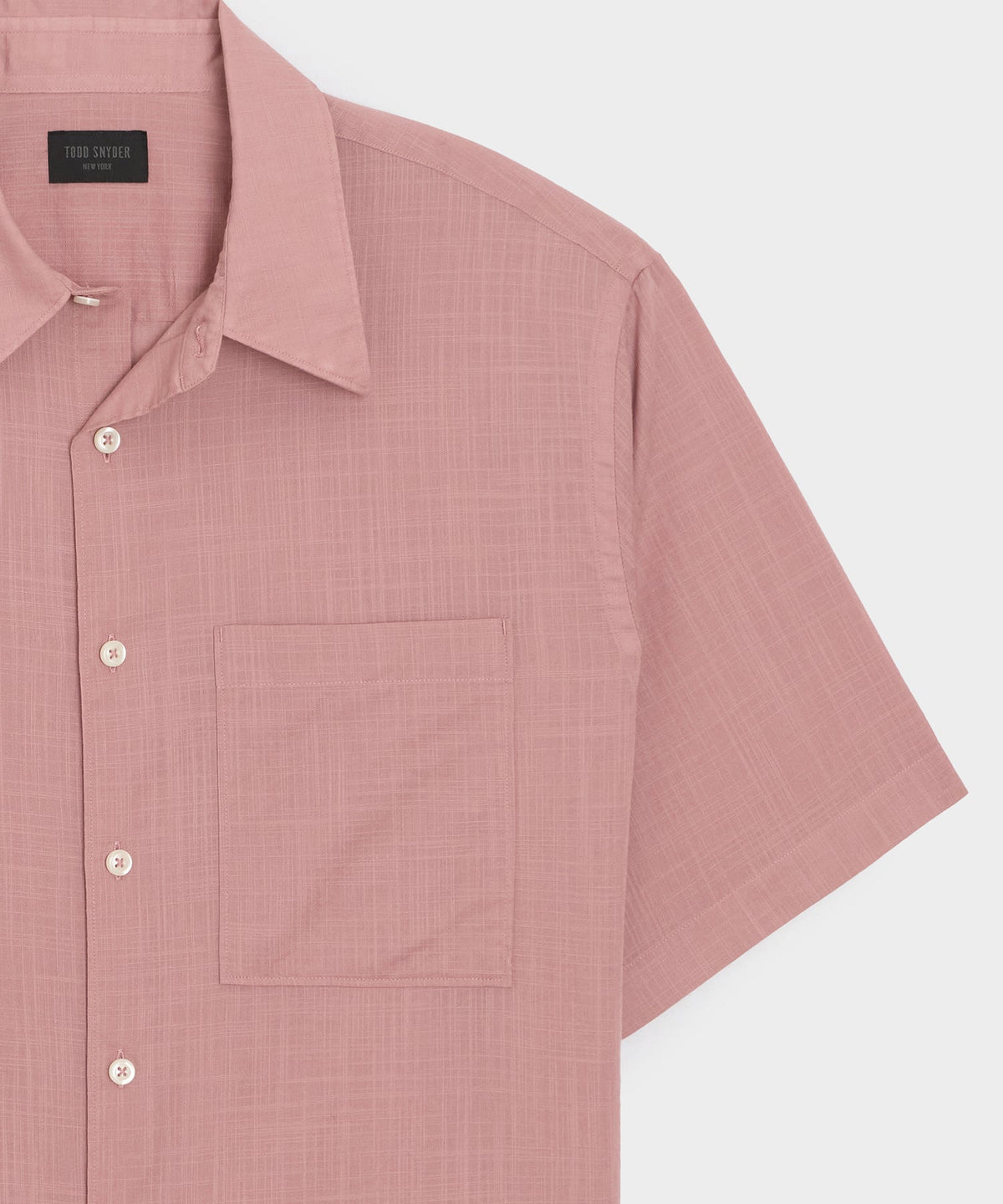 Todd Snyder Easy Cut Summerweight Shirt - Fading Rose