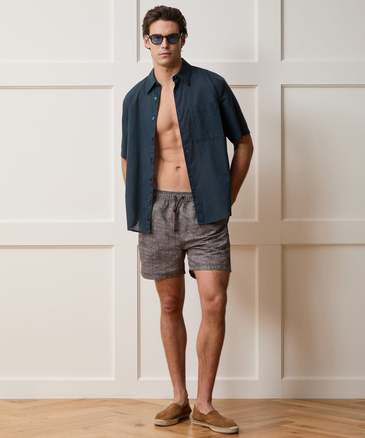 Todd Snyder Easy Cut Summerweight Shirt - Poseidon
