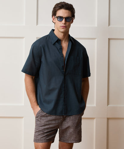 Todd Snyder Easy Cut Summerweight Shirt - Poseidon
