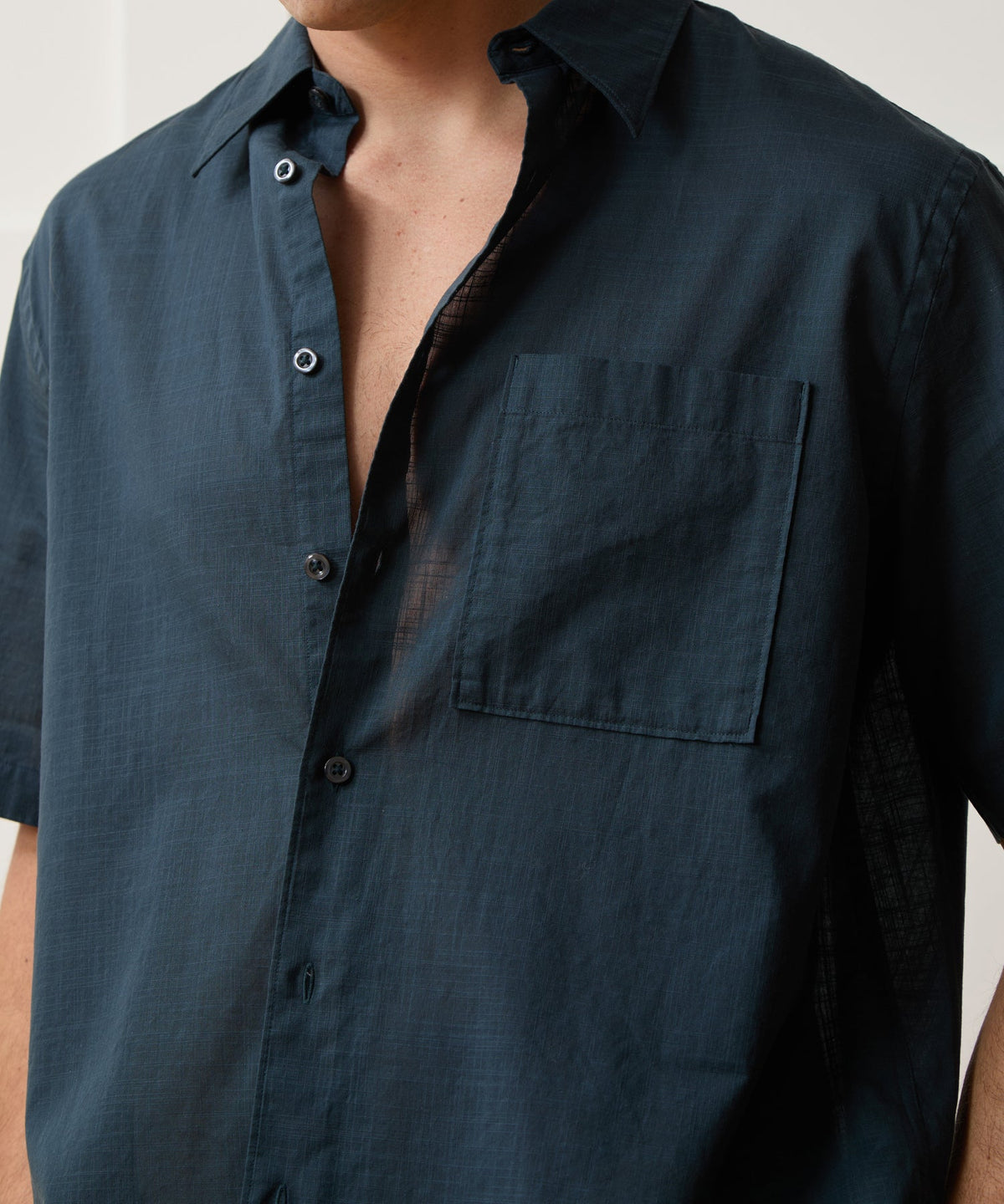 Todd Snyder Easy Cut Summerweight Shirt - Poseidon