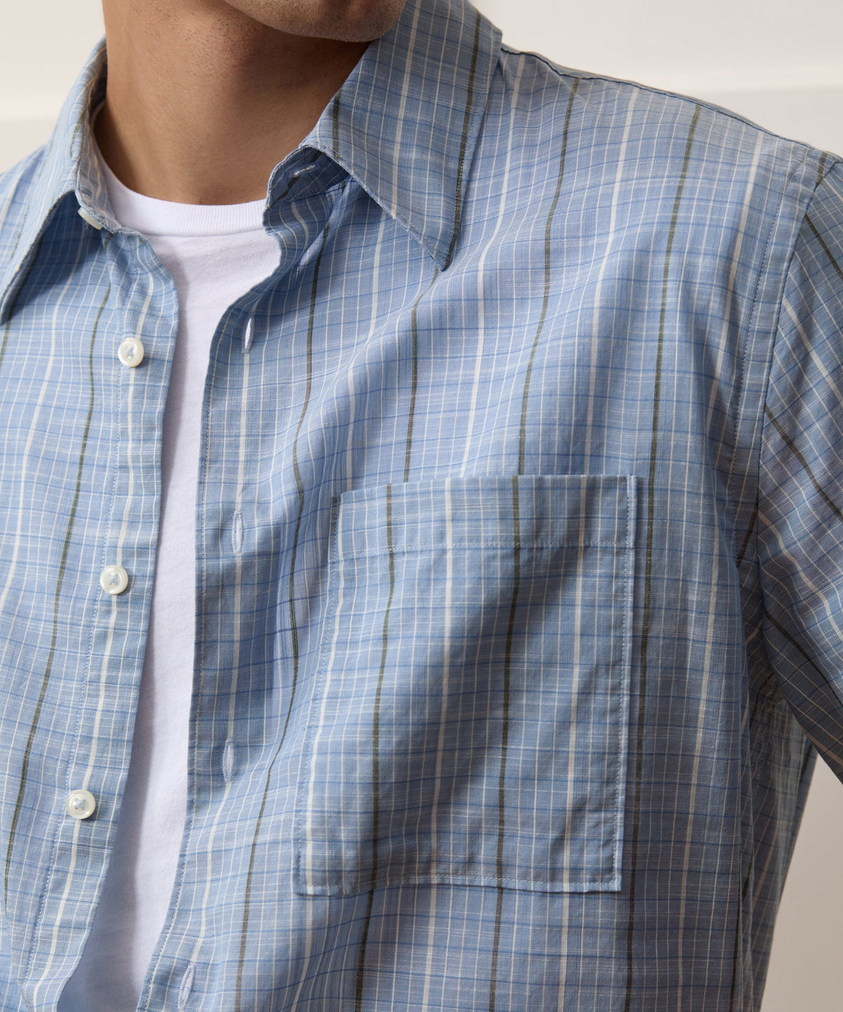 Todd Snyder Easy Cut Summerweight Shirt - Blue